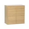 sweeek - Decoratieve opbergmodule houtdecor 2 deuren 70cm - kompo