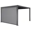 SWEEEK Pergola bioclimatique aluminium et acier 3x3m + 1 store 3m Palace Palace 3x3m + 1 store 3m