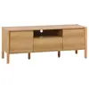 SWEEEK Meuble TV décor bois 2 portes 1 tiroir 140cm naturel - 140 x 42...