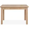 HOMIFAB Table à manger extensible 6 à 8 personnes effet chêne 120/200 cm - Louca