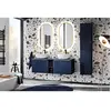 Meuble Salle de Bain - OTITEC - BOLD DEEP BLUE - 140 cm - Double Vasqu...