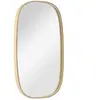 MOB-IN Miroir ovale chêne 40x70cm MELOE
