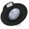 VISION-EL Spot led Orientable carat Orientable - 10W Miidex Lighting® blanc-chaud-3000k - noir