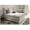 NATURALEX Matelas CARBONE PLUS 140x190 cm - Mousse mémoire de forme HR, Blue Latex, Hypoallergénique - Face été/hiver - 7 Zones - Épais 24 cm