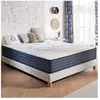 NATURALEX Matelas Perfect Sleep 140x200 cm - Hybrid - Ressorts ensachés+Latex+Mousse Viscoélastique HR - Soutien mi-ferme 7 zones - 24 cm
