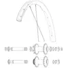 Mavic Rayons Jbent 18 Unités