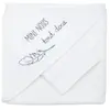 Trois Kilos Sept Cape de bain + gant Mini nous tout doux (70 x 70 cm)