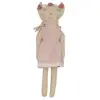 Trois Kilos Sept Poupée souple chat Rose (20 cm)