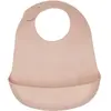 Trois Kilos Sept Bavoir en silicone Rose