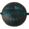 Wall Ball Sporti France 6kg - Noir/Violet - Adapté au Cross Training et Crossfit