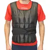 Veste lestée SPORTIFRANCE - noir - 10 kg - pour renforcement musculaire