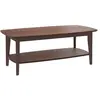 Tables basses - Rendez-Vous Déco - Table basse rectangulaire en bois foncé
