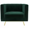Fauteuil en velours vert foncé - Gatsby - Rendez-Vous Déco