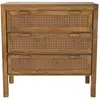 Commode en cannage - RENDEZ VOUS DECO - Tiki - 3 tiroirs - Bois - Cont...