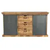 Buffet Tabuk en bois 3 tiroirs 2 portes - RENDEZ VOUS DECO - Buffet ba...
