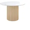 Tables & Bureaux - Rendez-Vous Déco - Table ronde 4 personnes en marbr...