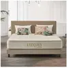 NATURALEX Matelas 140x190 cm - Luxury - Matelas Ressorts Ensachés, Mousse mémoire de forme HR + Blue Latex, Mi-Ferme, Épais 24 cm