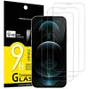 MYLS Lot de 3 Verre Trempé pour iPhone 12 Pro Max (67) Film Protection...