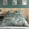 Parure de lit housse de couette avec taie d'oreiller 100% Coton 57 fil...