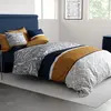 Parure de lit housse de couette avec taie d'oreiller 100% Coton 57 fil...