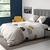 Parure de lit housse de couette avec taie d'oreiller 100% Coton 57 fil...