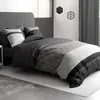 Parure de lit housse de couette avec taie d'oreiller 100% Coton 57 fil...