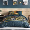Parure Housse De Couette 3pcs 240x220cm 100%coton 57fils Salva