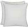 Lot de 2 oreillers 60x60 cm plume de canard blanc