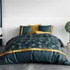 Parure housse de couette 3pcs 260x240cm 100% coton 57fils ginko