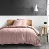 Housse de couette 220x240 cm Gaze de Coton Rose Lotus