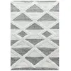TIZAS - Tapis Berbère à relief - Crème & Gris 160 x 230 cm