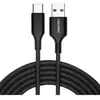 Câble de charge rapide tressé Oniverse USB-A vers USB-C 3 m Noir