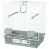 Cage Carla 40 grise 40 x 31x 44 cm pour oiseaux - animallparadise