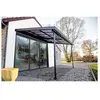 Habrita Toit Terrasse Adossé Manuel Aluminium Habrita Tt3040cl 4 X 3 0...