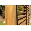 HABRITA Panneau brise vue ventelles mobiles - En bois massif - 100 x H...