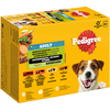 12 x 100 g Pedigree sachets fraîcheur Multipack sélection mixte en sau...
