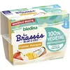BLEDINA Blédina, Brassés 100% Végétal, Dès 6 Mois, Lait de Coco Mangue, 4x95g