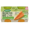 BLEDINA Blédina Les Récoltes Bio Pot Carottes +4m 2 x 130g