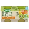 BLEDINA Blédina Les Récoltes Bio Pot Compote Pommes Bananes Kiwi +6m 2 x 130g