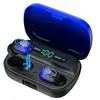 Écouteurs Bluetooth sans fil HBQ-Q82 TWS Bleu
