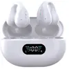 Ecouteurs sans fil Bluetooth YYK-Q80 Blanc - Écouteurs clipsables à oreille ouverte pour le sport et la course à pied