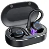Ecouteurs sans fil Bluetooth Q23 Noir avec crochets d'oreille pour la ...