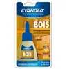 Colle à bois - Cyanolit - Colle tous bois 50 g renforcée en fibres naturelles