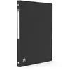 Elba OXFORD Classeur Memphis A4 Dos 20mm 4 Anneaux Ronds Couverture Polypro Noir