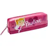 Trousse enfant prénom fille Pauline - Rose - 19 x 6 x 3,5 cm