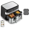 Tefal Friteuse à Air Dual Easy Fry & Grill Ey905d 8.3l 2700w