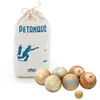 Jeu de pétanque Compet' en bois - AC-DÉCO - Made in France - Boules 6,5cm - Blanc