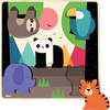 Vilac- Encastrement sonore La Jungle Andy Westface, 7403, Multicolore