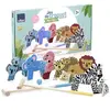 Vilac Jeu pour enfant Croquet en bois Animaux petit safari - Vilac