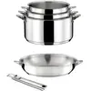 CUISINOX Eclipse - Lot 5 pièces - Casseroles 16 18 et 20cm Poêle 24cm ...